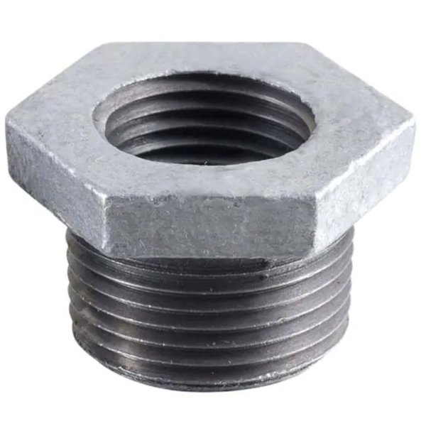 American Imaginations 1.5 in. x 0.75 in. Galvanized Bushing AI-35841